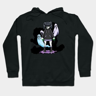 Ghost Girl Cracked Hoodie